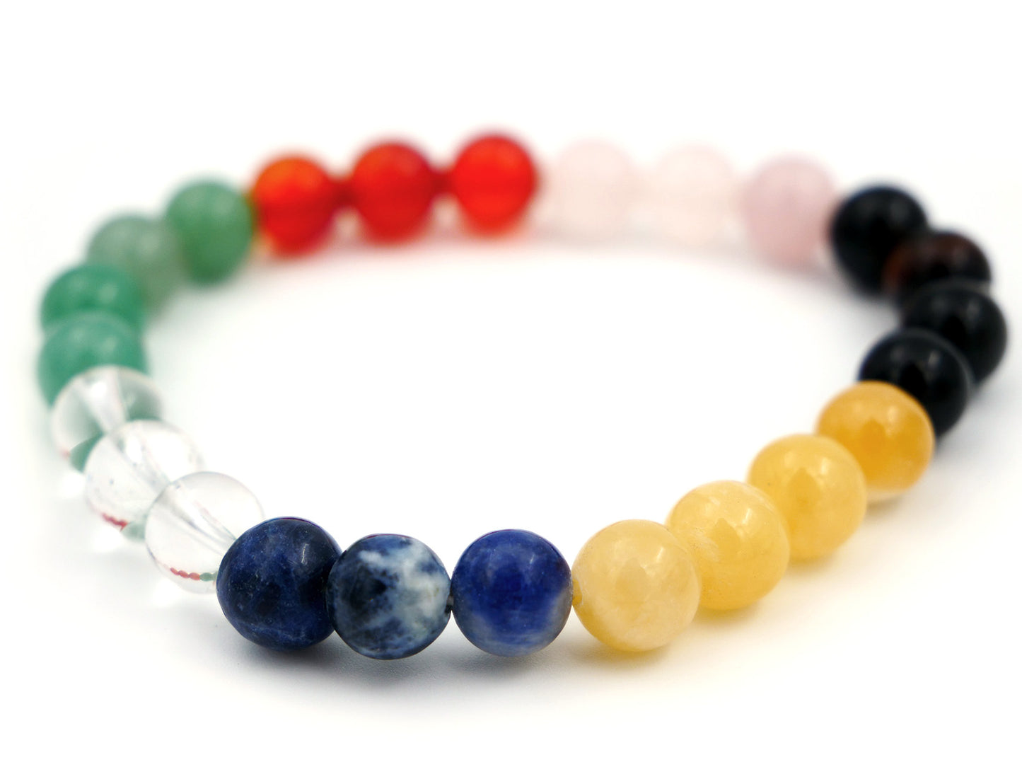 Bracelet 7 chakras - 8mm