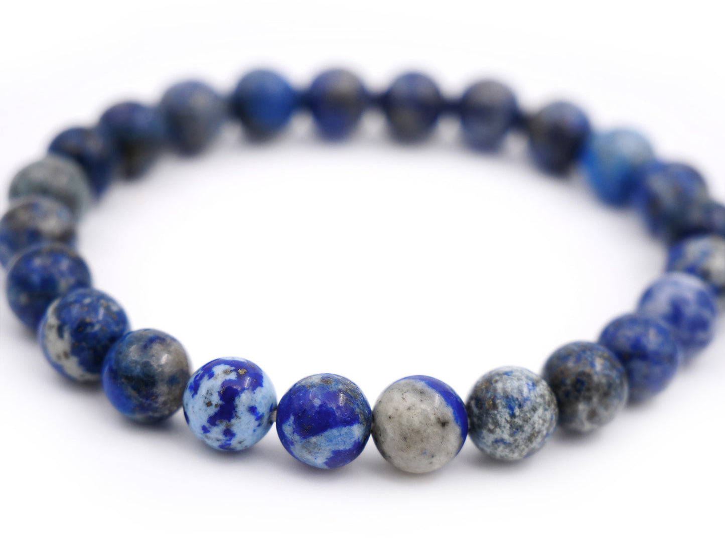 Bracelet en lapis lazuli - 8mm