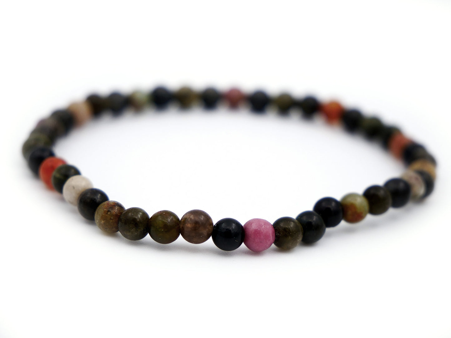 Bracelet en tourmaline (multicolor) - 4mm
