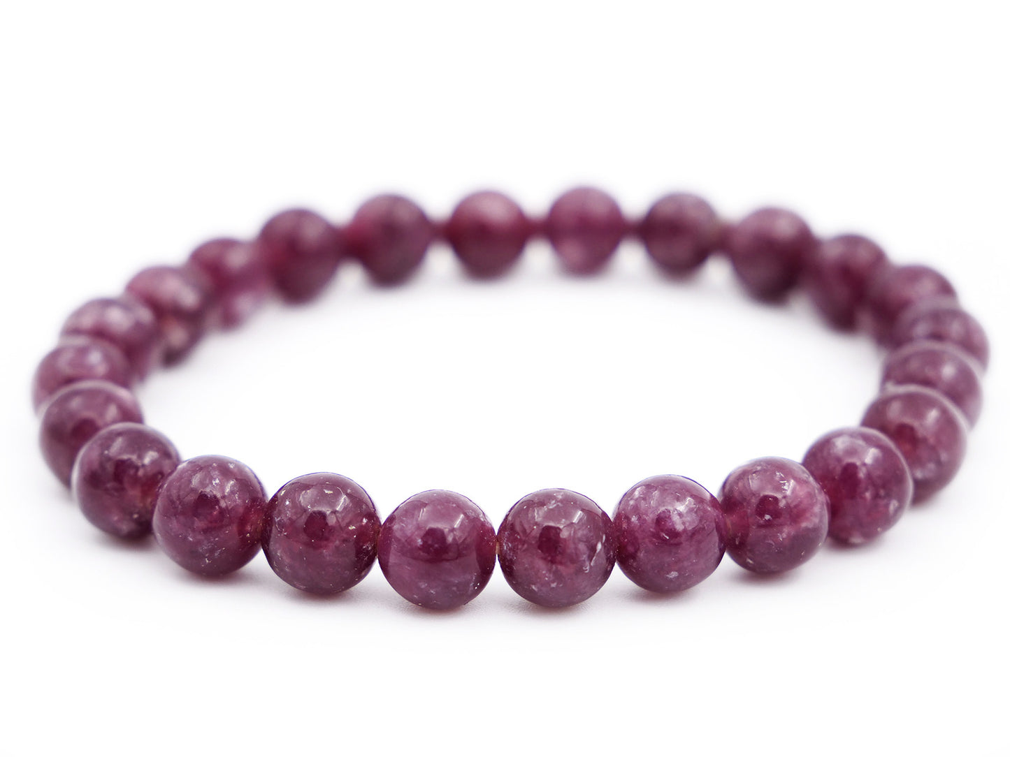 Bracelet en lépidolite - 8mm