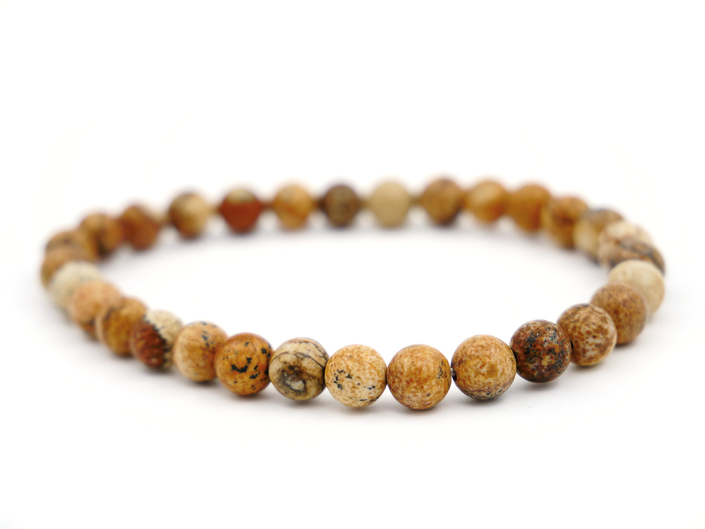 Bracelet en jaspe paysage (kalahari) - 6mm