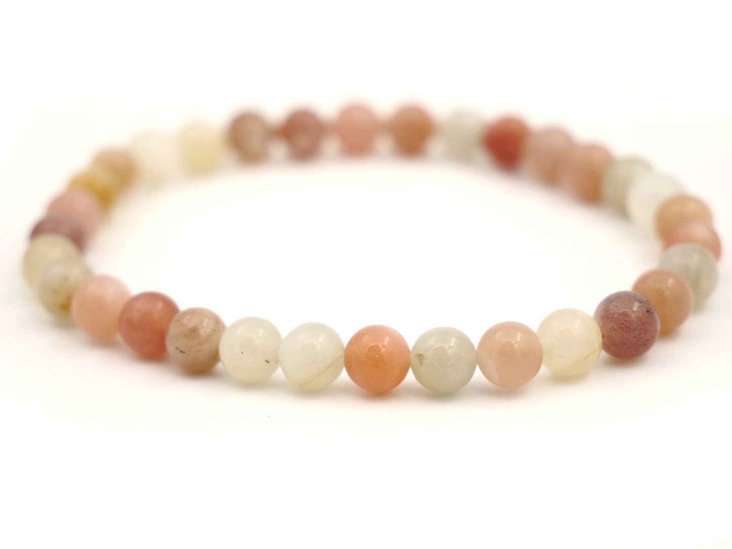 Bracelet en pierre de lune - 6mm