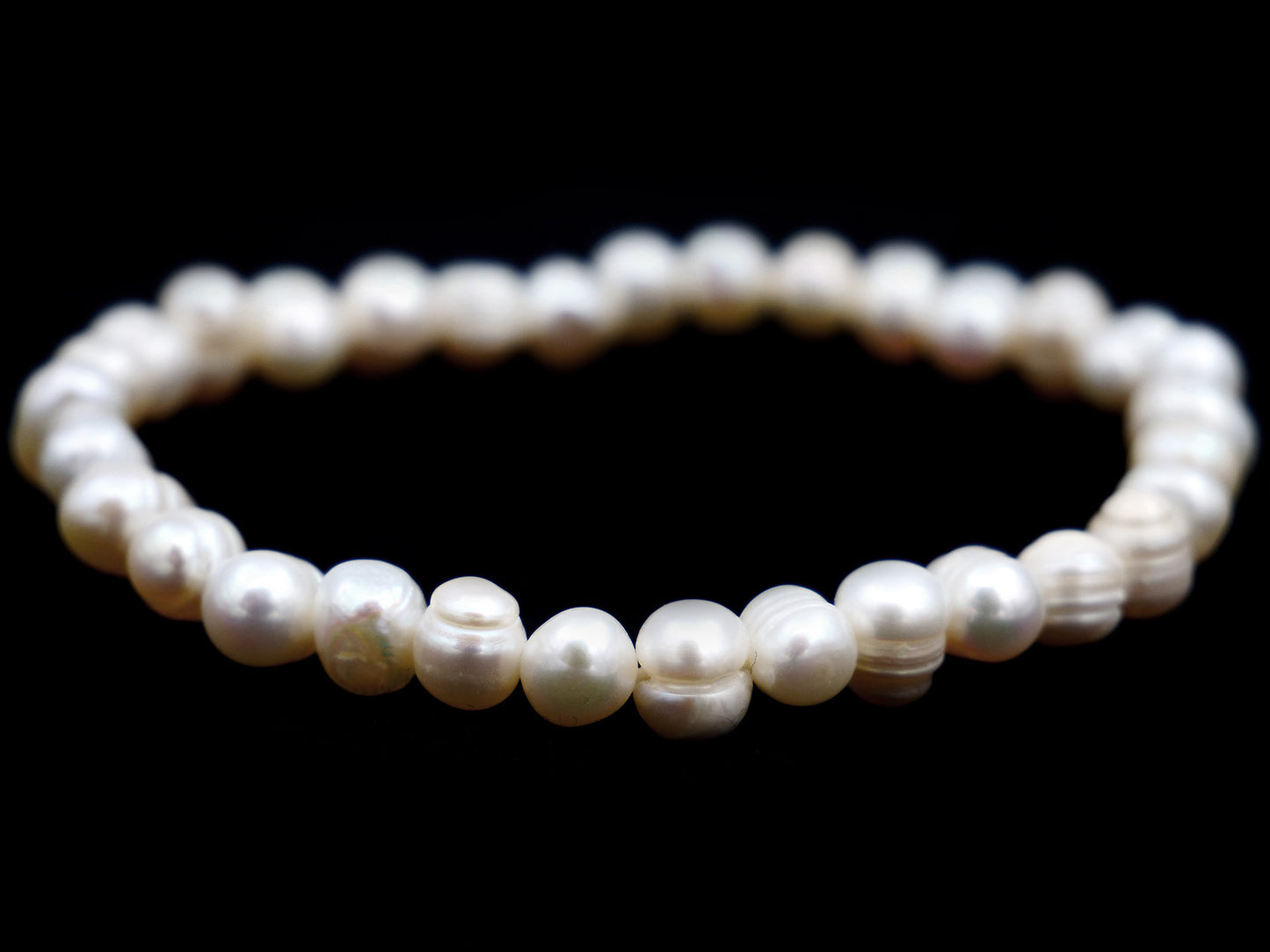 Bracelet en perles d'eau douce - M