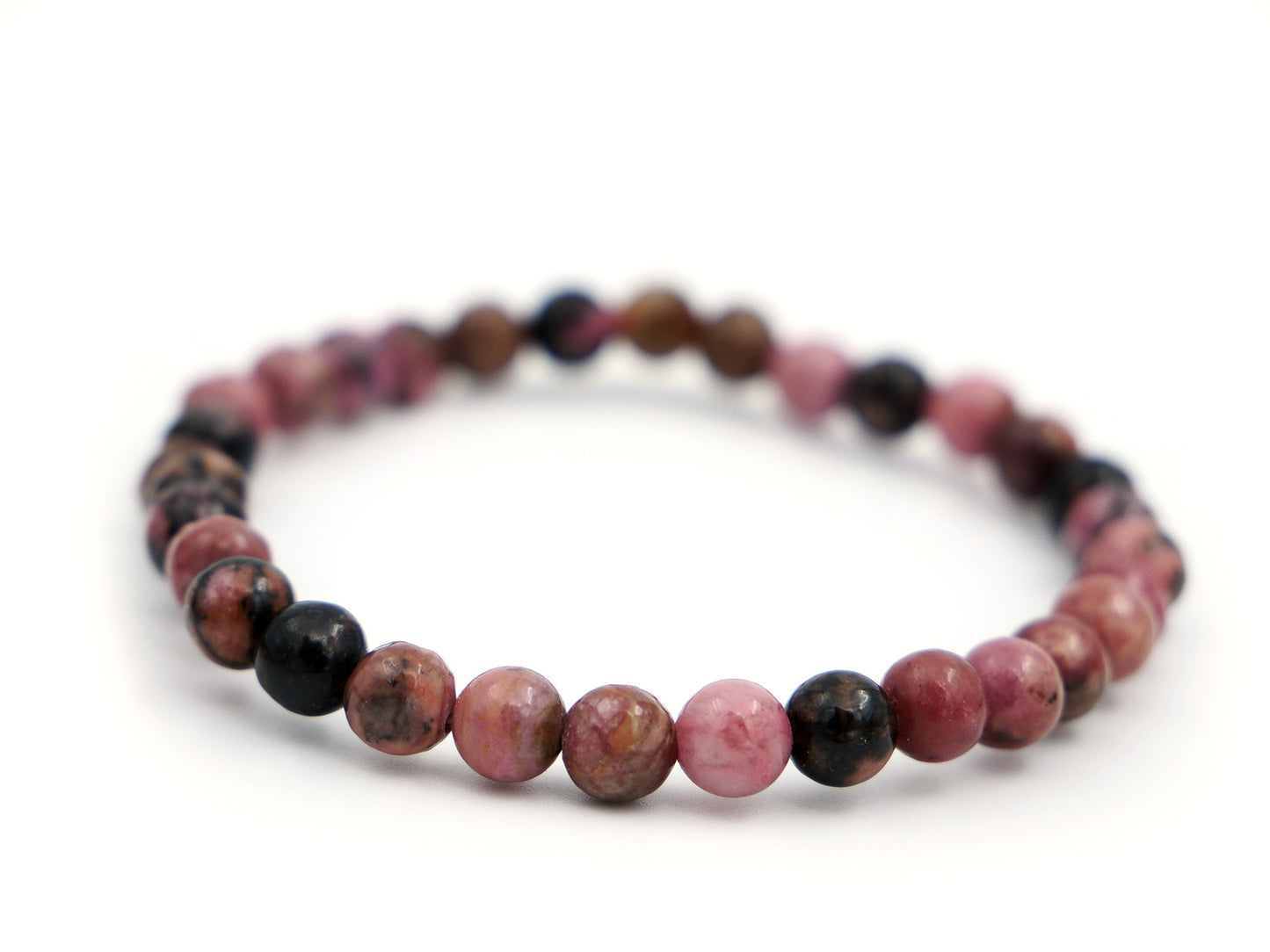 Bracelet en rhodonite - 6mm