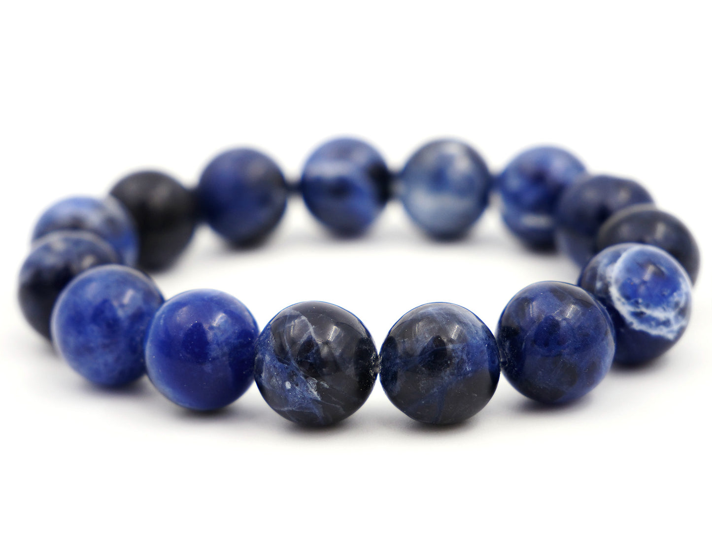 Bracelet en sodalite - 12mm