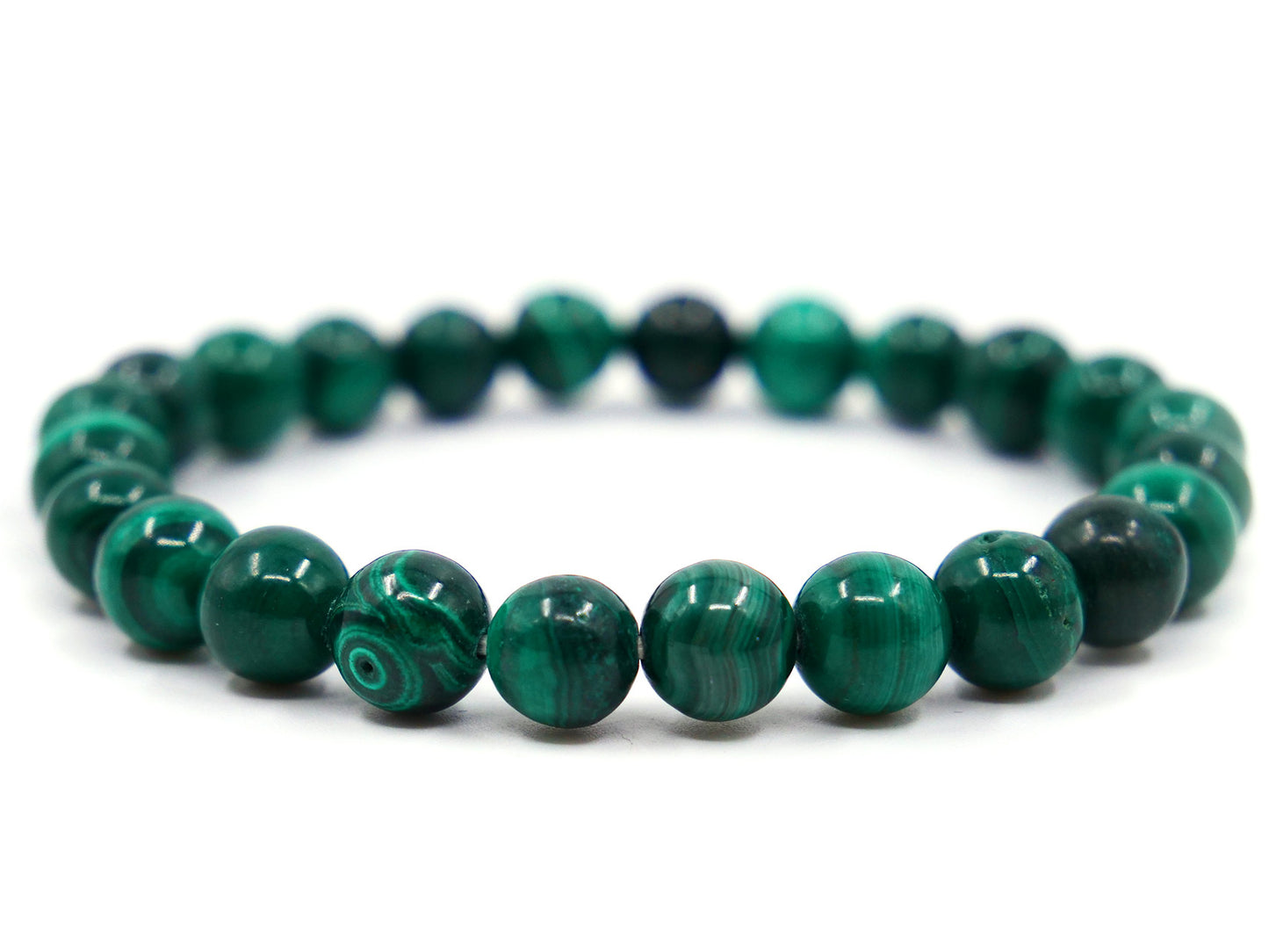 Bracelet en Malachite - 8mm