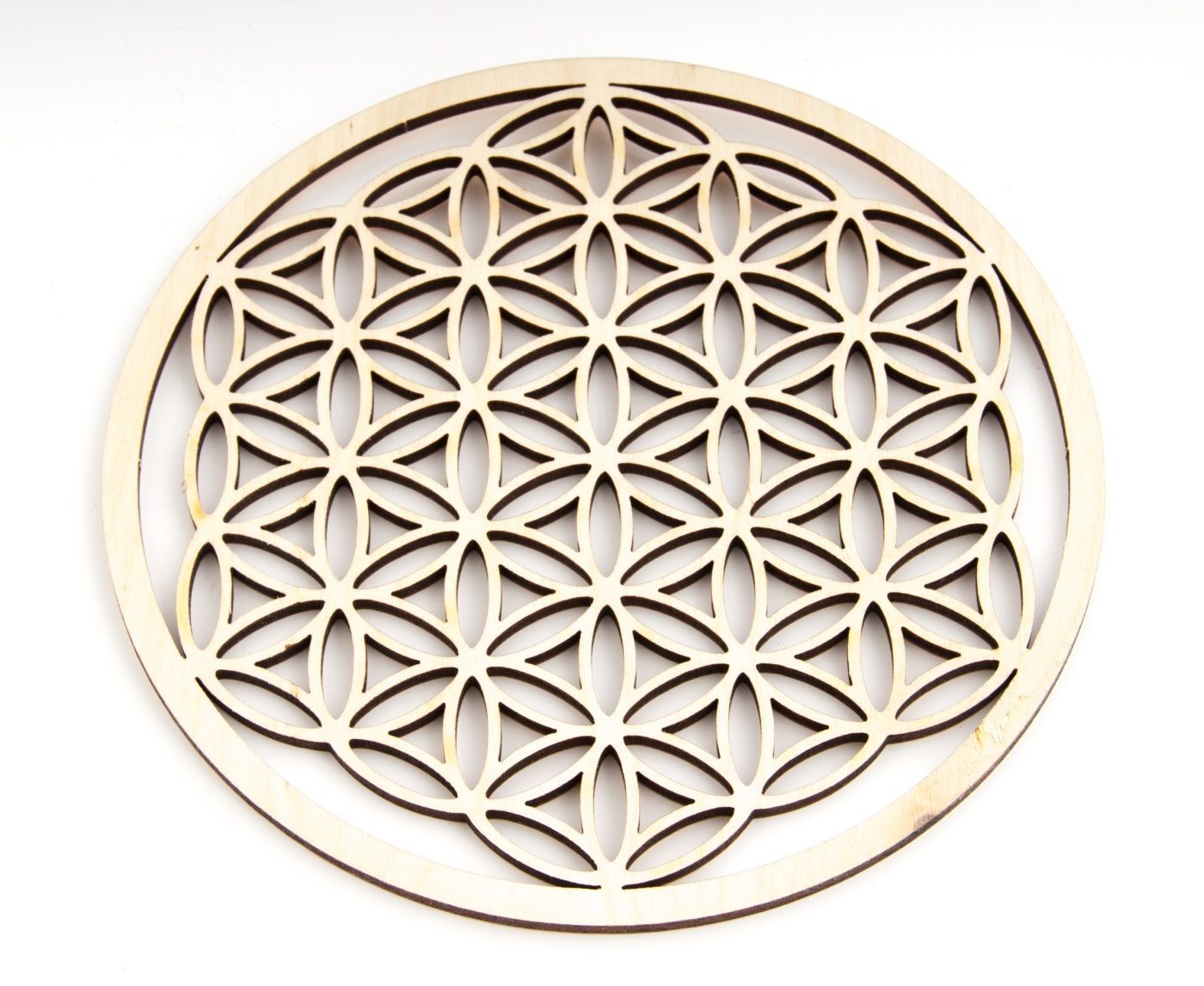 Fleur de Vie 14,4 cm, en bois