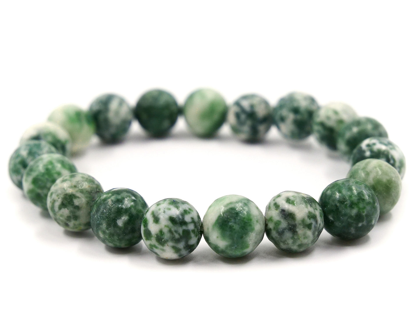 Bracelet en agate d'arbre - 10mm