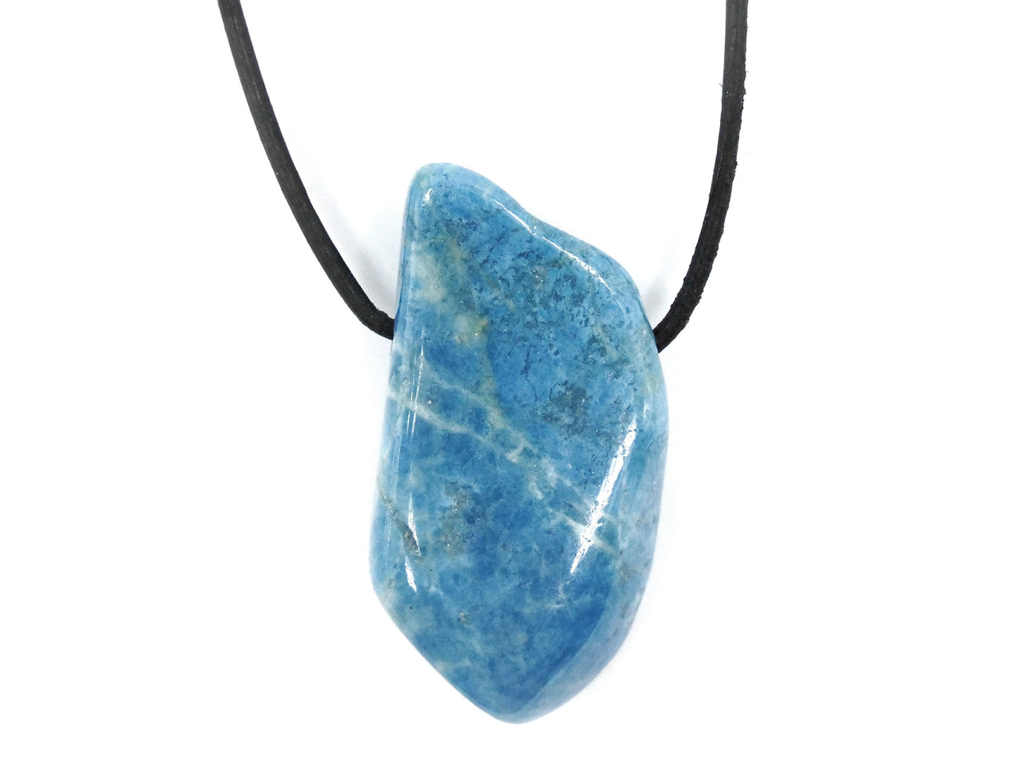 Lazulite suisse - Pendentif pierre percée