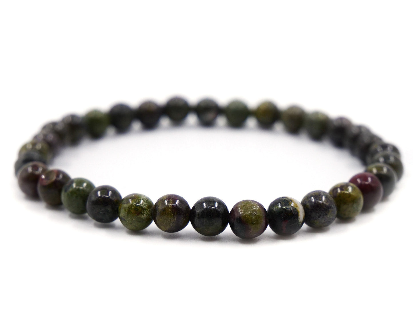 Bracelet en jaspe dragon - 6mm