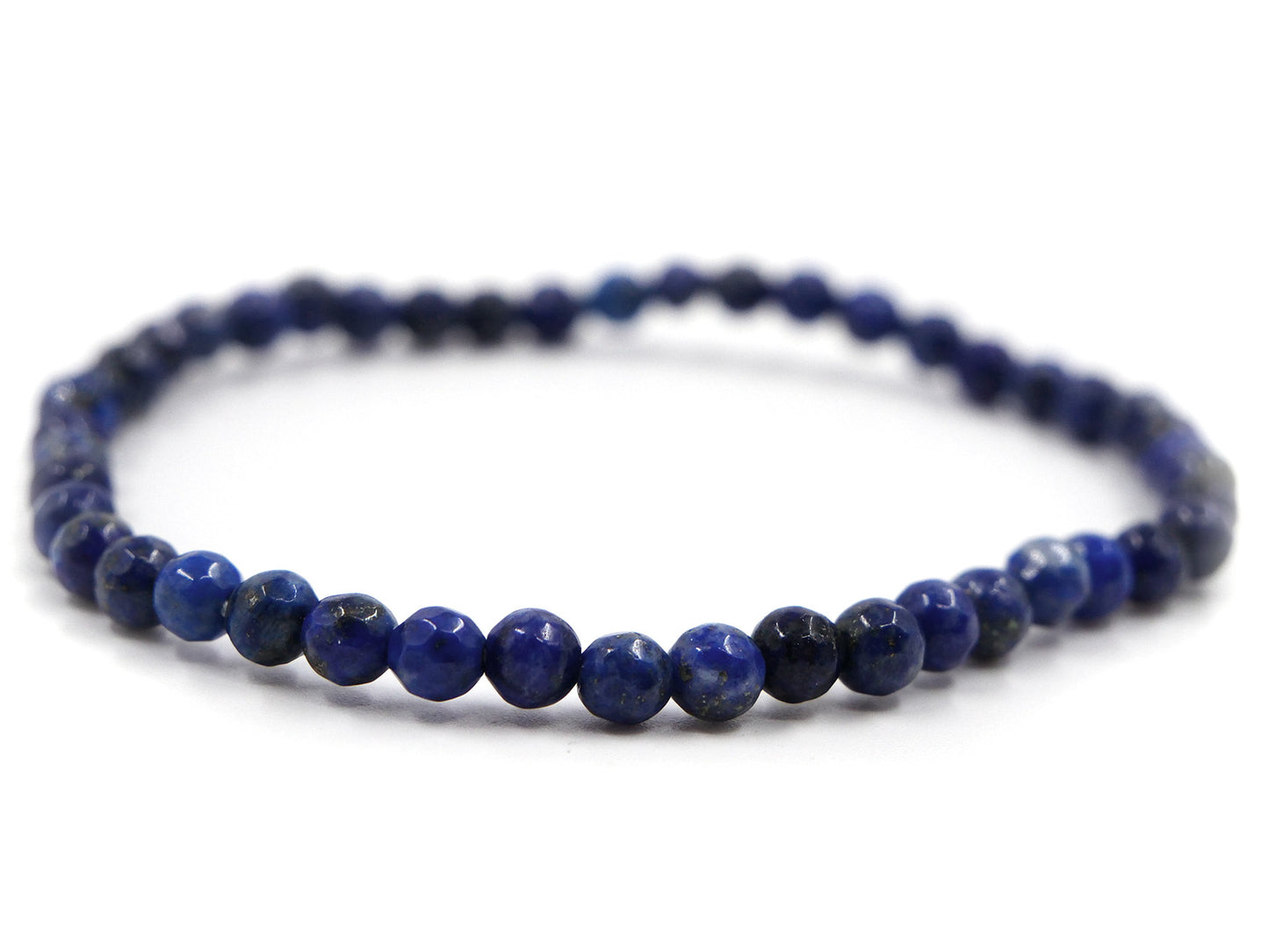 Bracelet en lapis lazuli - 4mm facetté
