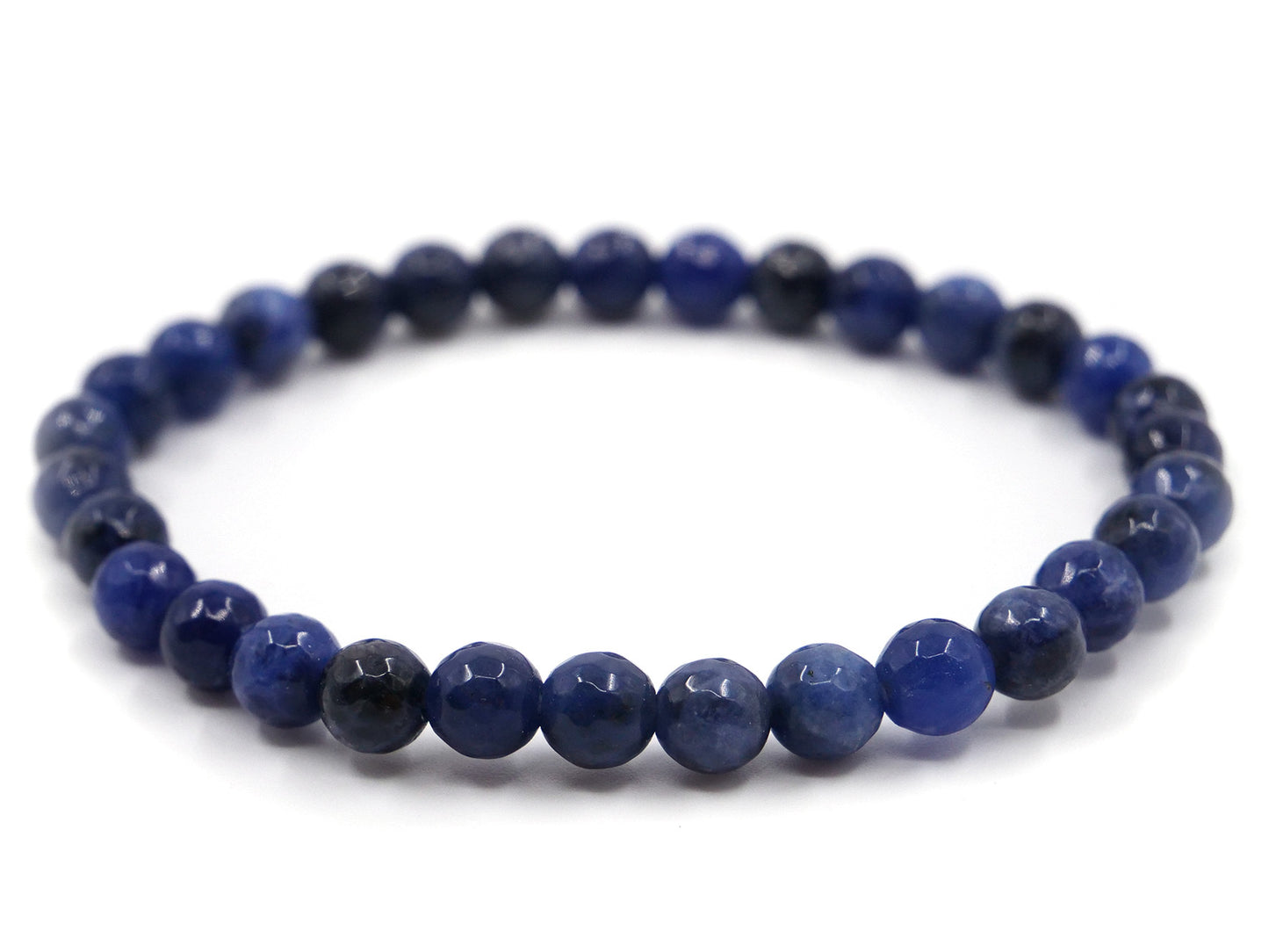 Bracelet en sodalite - 6mm facetté