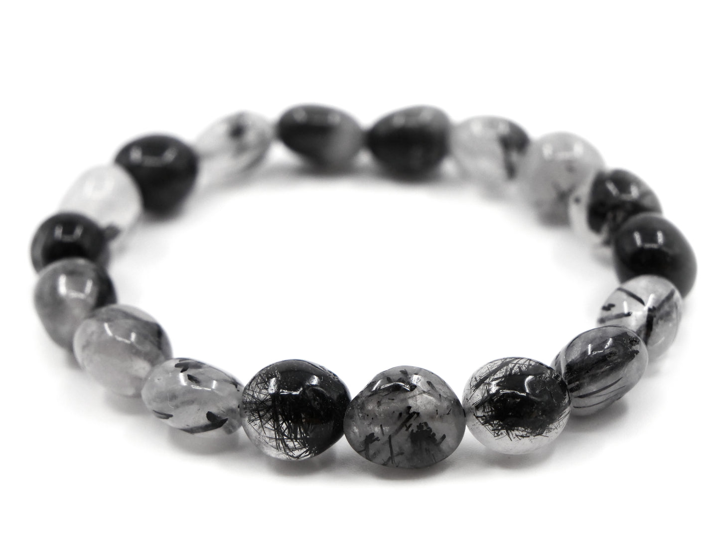 Bracelet en quartz tourmaline