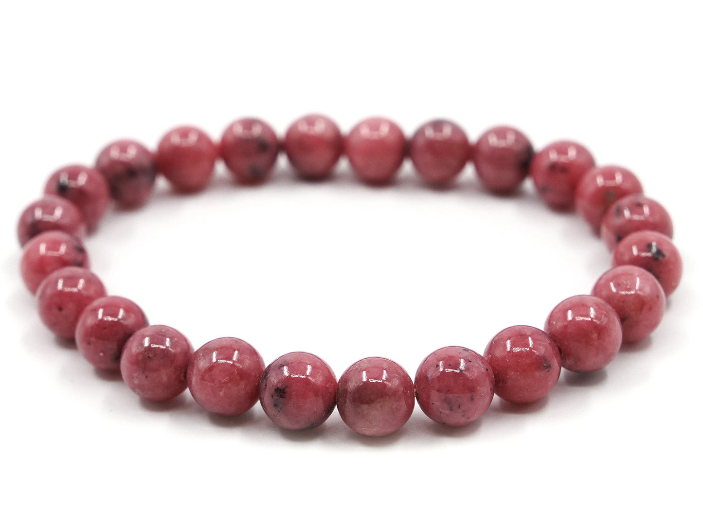 Bracelet en rhodonite - 8mm