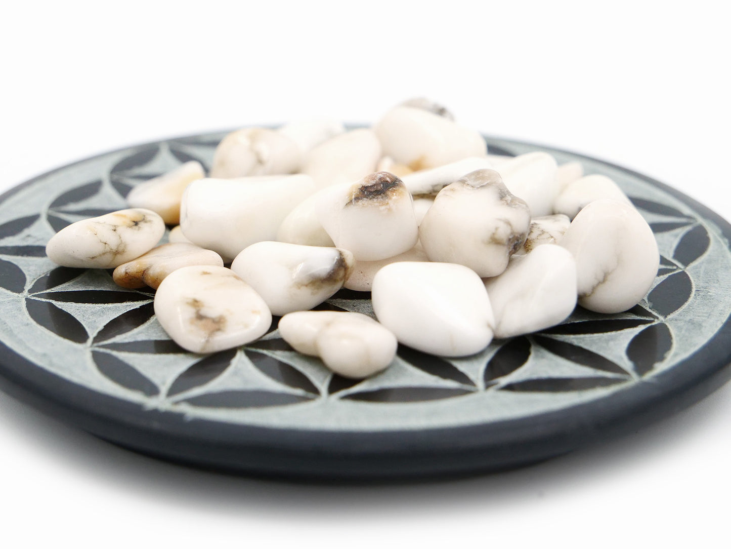 Howlite - Mini pierre roulée - 50 g