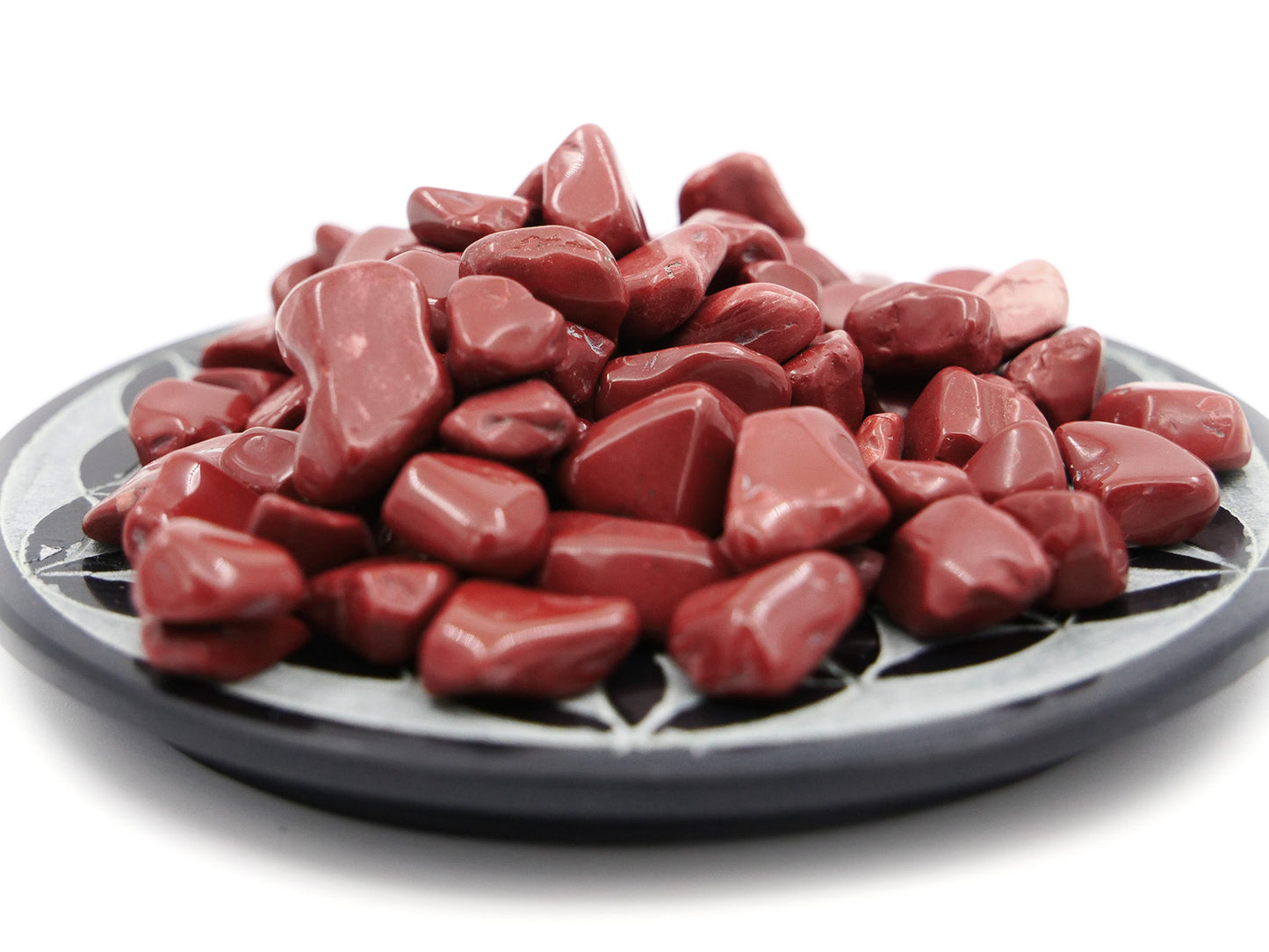 Jaspe rouge - Mini pierre roulée - 100 g