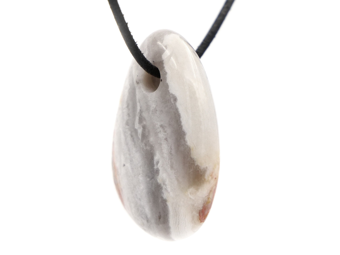 Agate Crazy-lace - Pendentif pierre percée