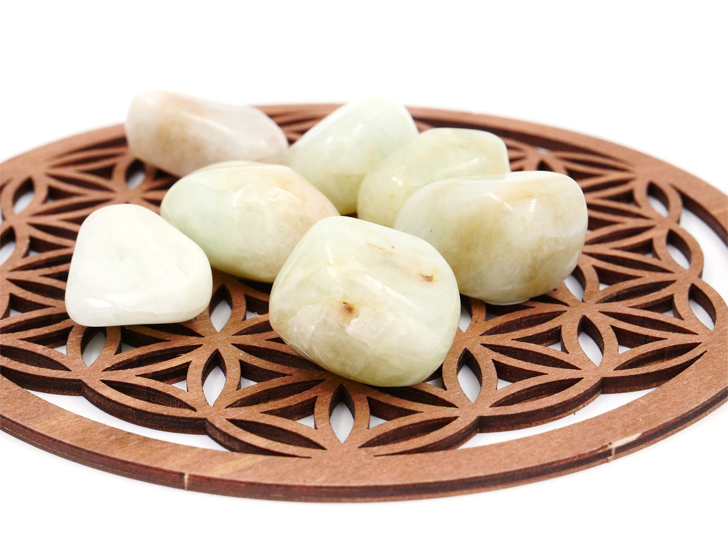 Béryl jaune - Pierre roulée