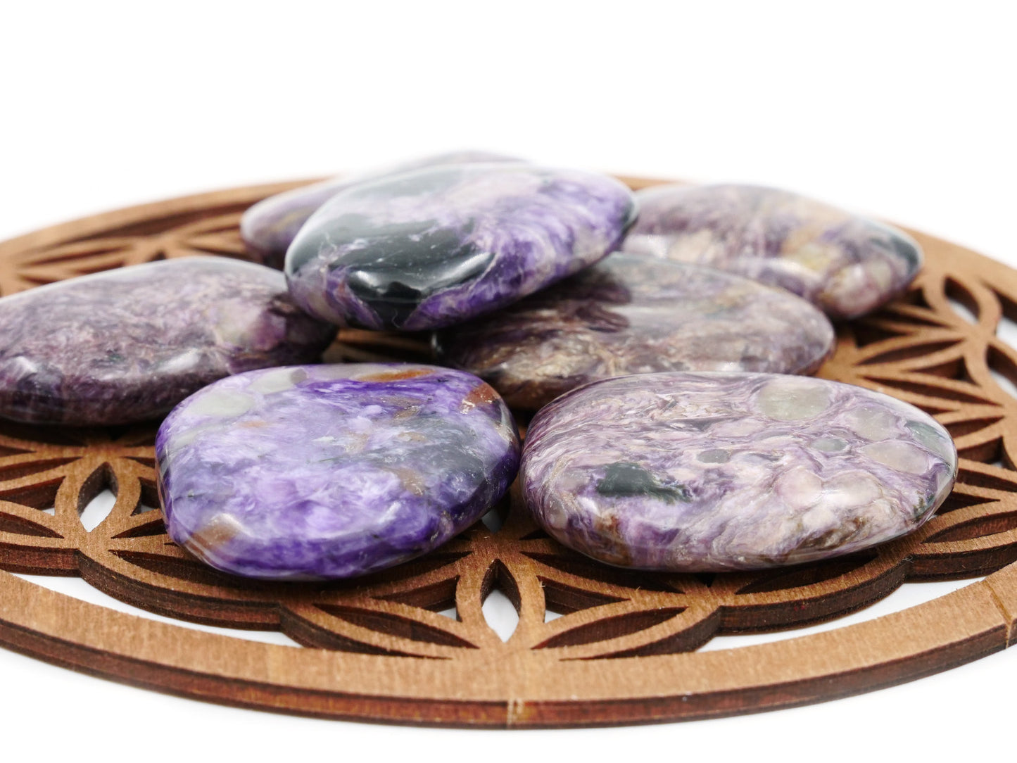 Charoïte - Pierre roulée