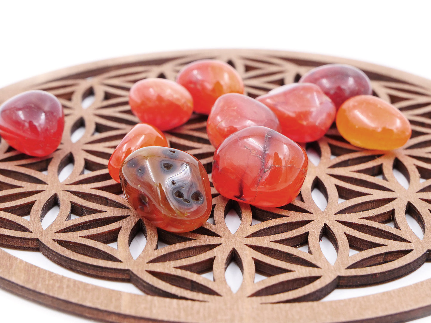 Cornaline - Pierre roulée