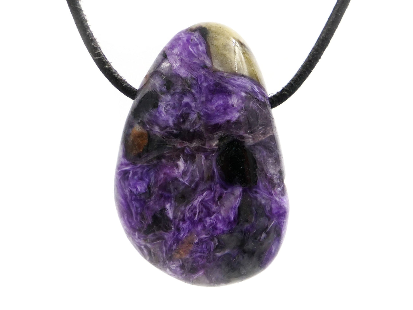 Charoïte - Pendentif pierre percée