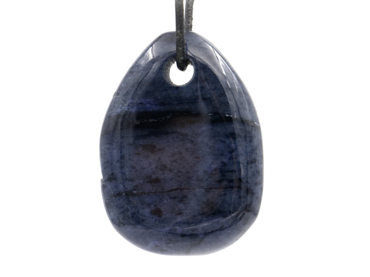 Dumortiérite - Pendentif pierre percée