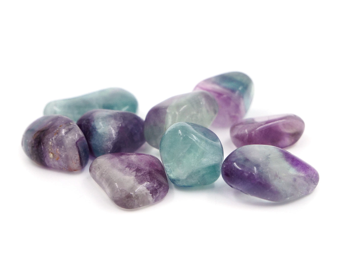 Fluorite - Pierre roulée