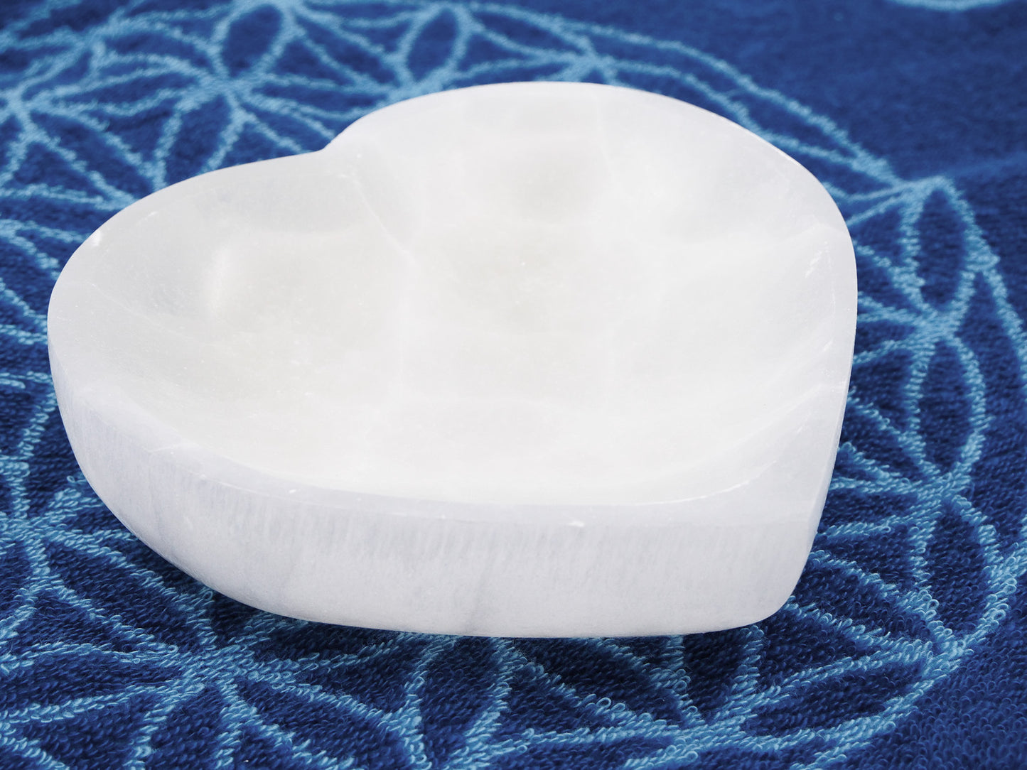 Coupelle en sélénite - Coeur