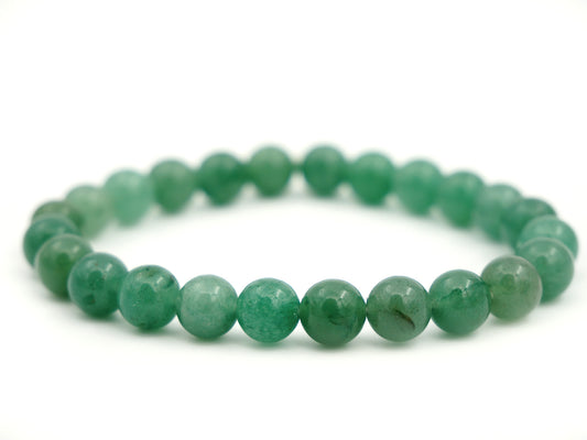 Bracelet en aventurine verte - 8mm