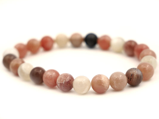 Bracelet en pierre de lune - 8mm