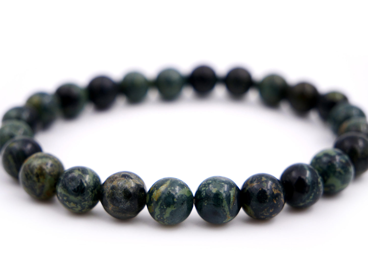 Bracelet en eldarite (jaspe kambaba) - 8mm