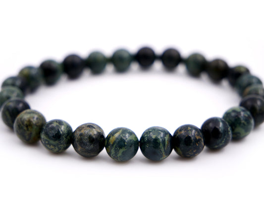 Bracelet en eldarite (jaspe kambaba) - 8mm