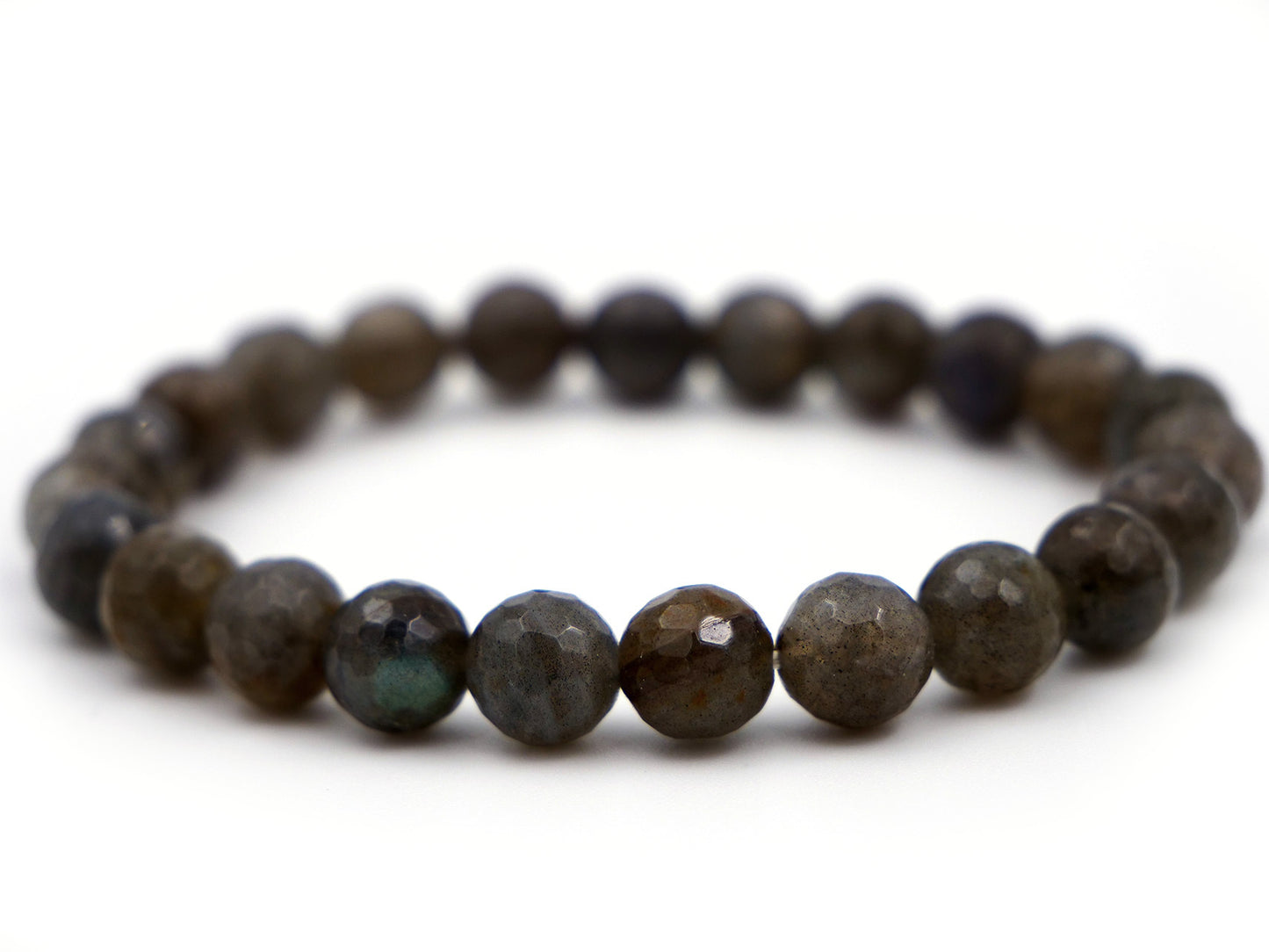 Bracelet en labradorite - 8mm facetté