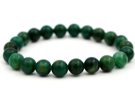 Bracelet en prasem - 8mm