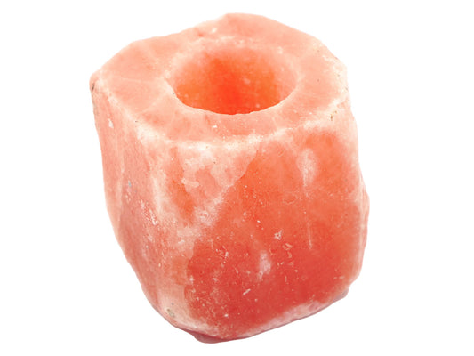 Bougeoir en sel de l'Himalaya - Brut