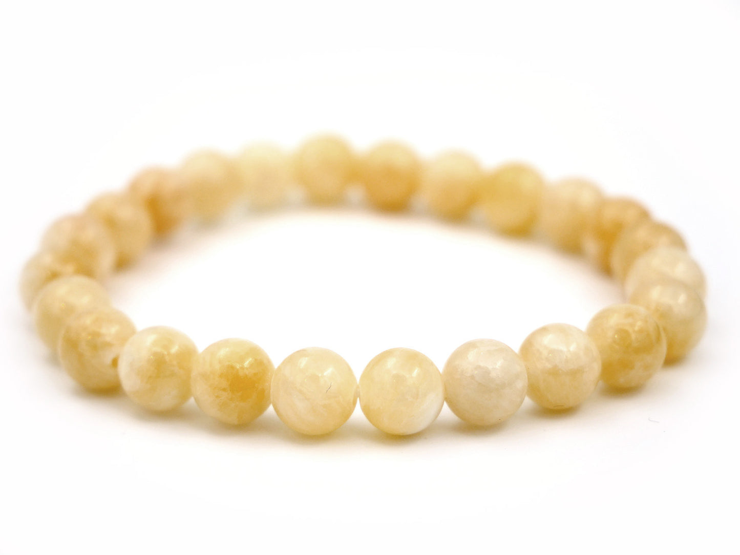 Bracelet en calcite orange - 8mm