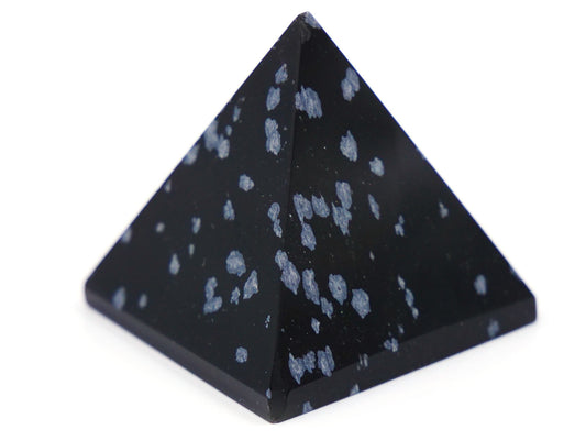 Pyramide d'obsidienne flocon de neige