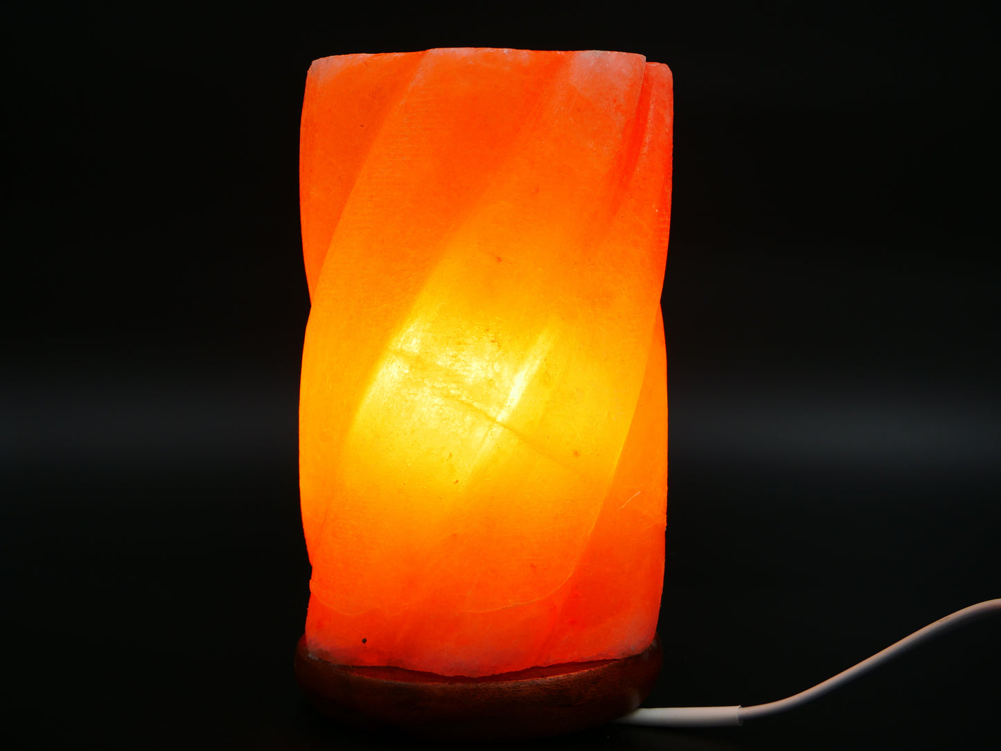 Lampe de sel - Cylindre twist