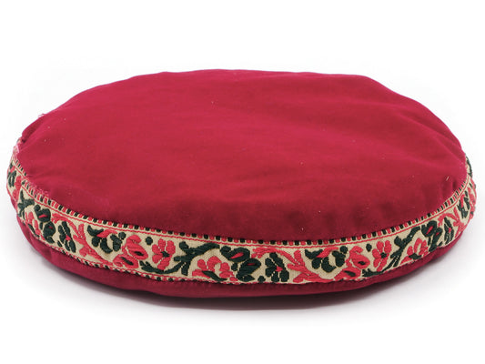 Coussin pour bol chantant 17 cm rouge