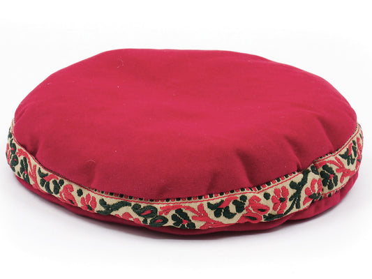 Coussin pour bol chantant 14 cm rouge