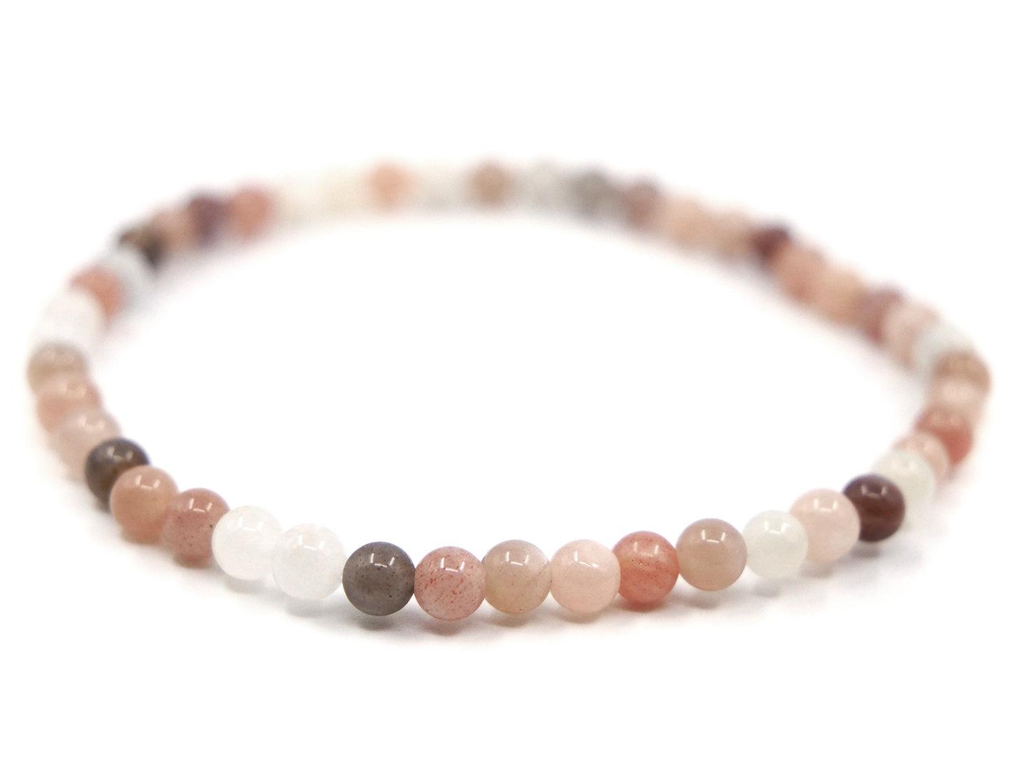 Bracelet en pierre de lune - 4mm