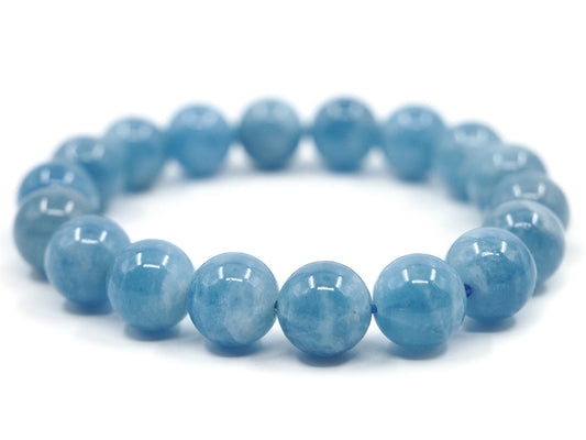 Bracelet en aigue-marine - 11mm