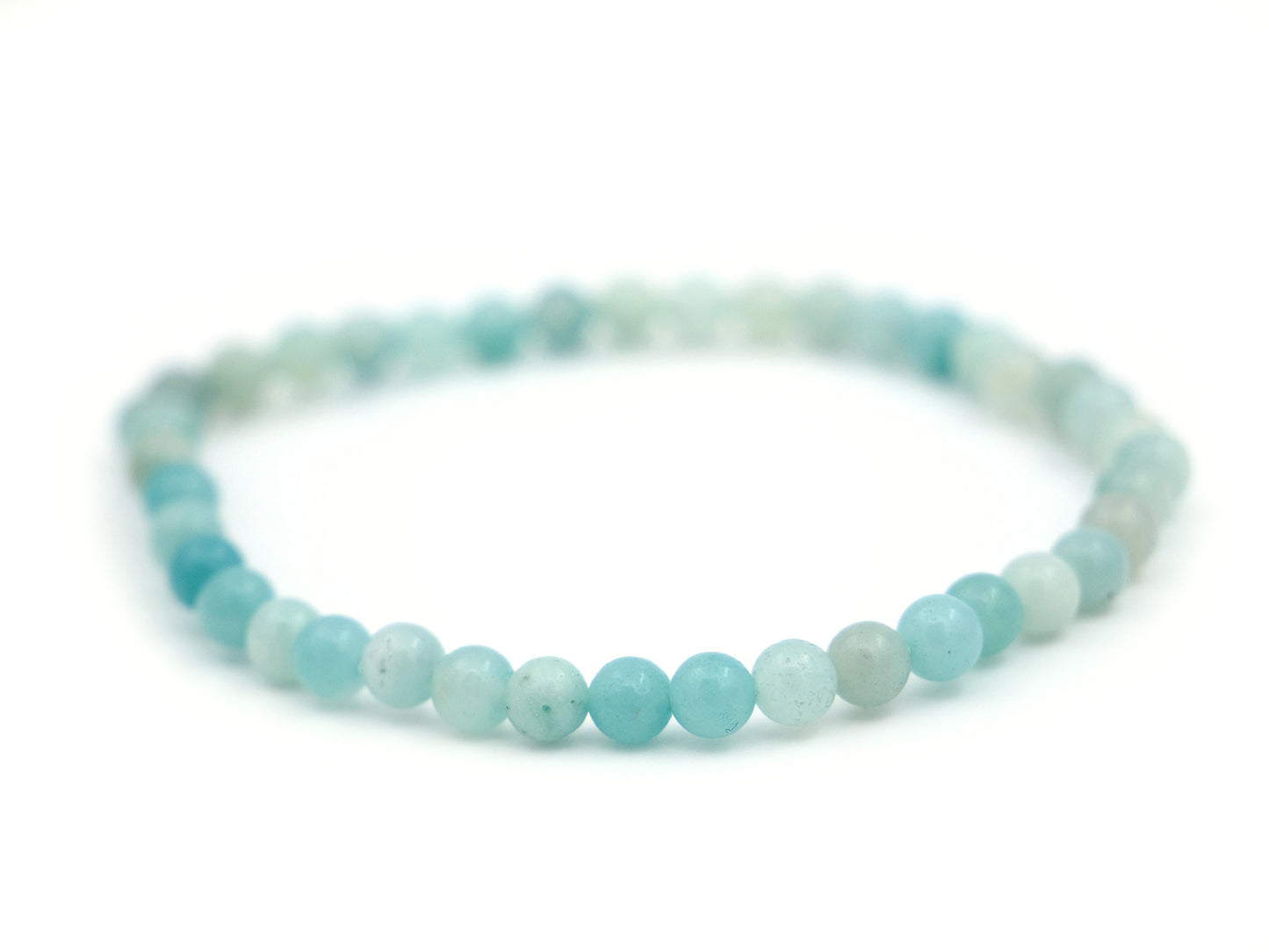 Bracelet en amazonite - 4mm