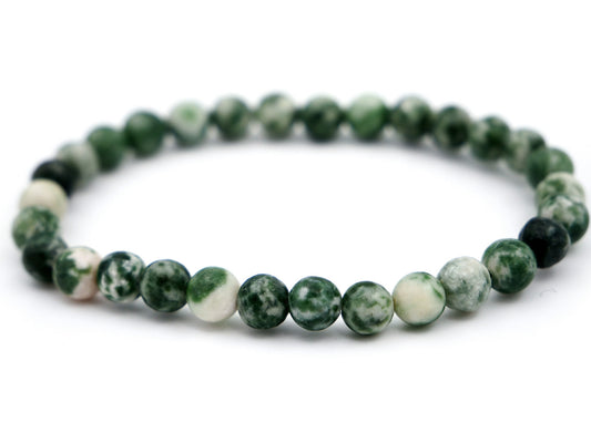 Bracelet en agate d'arbre - 6mm