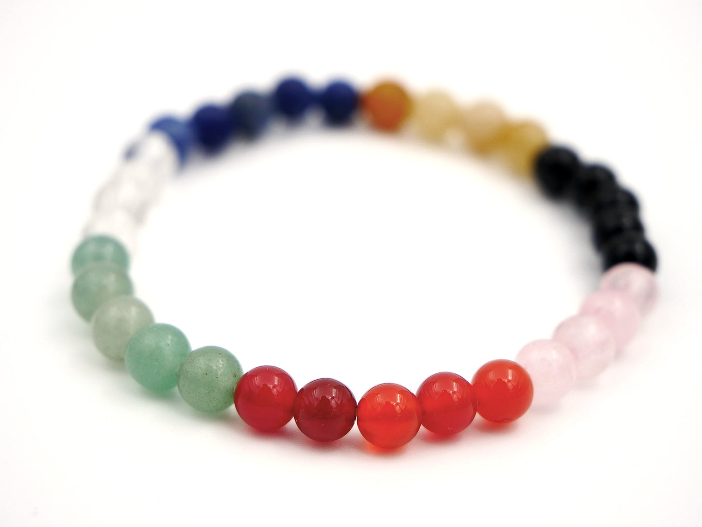 Bracelet 7 chakras - 6mm