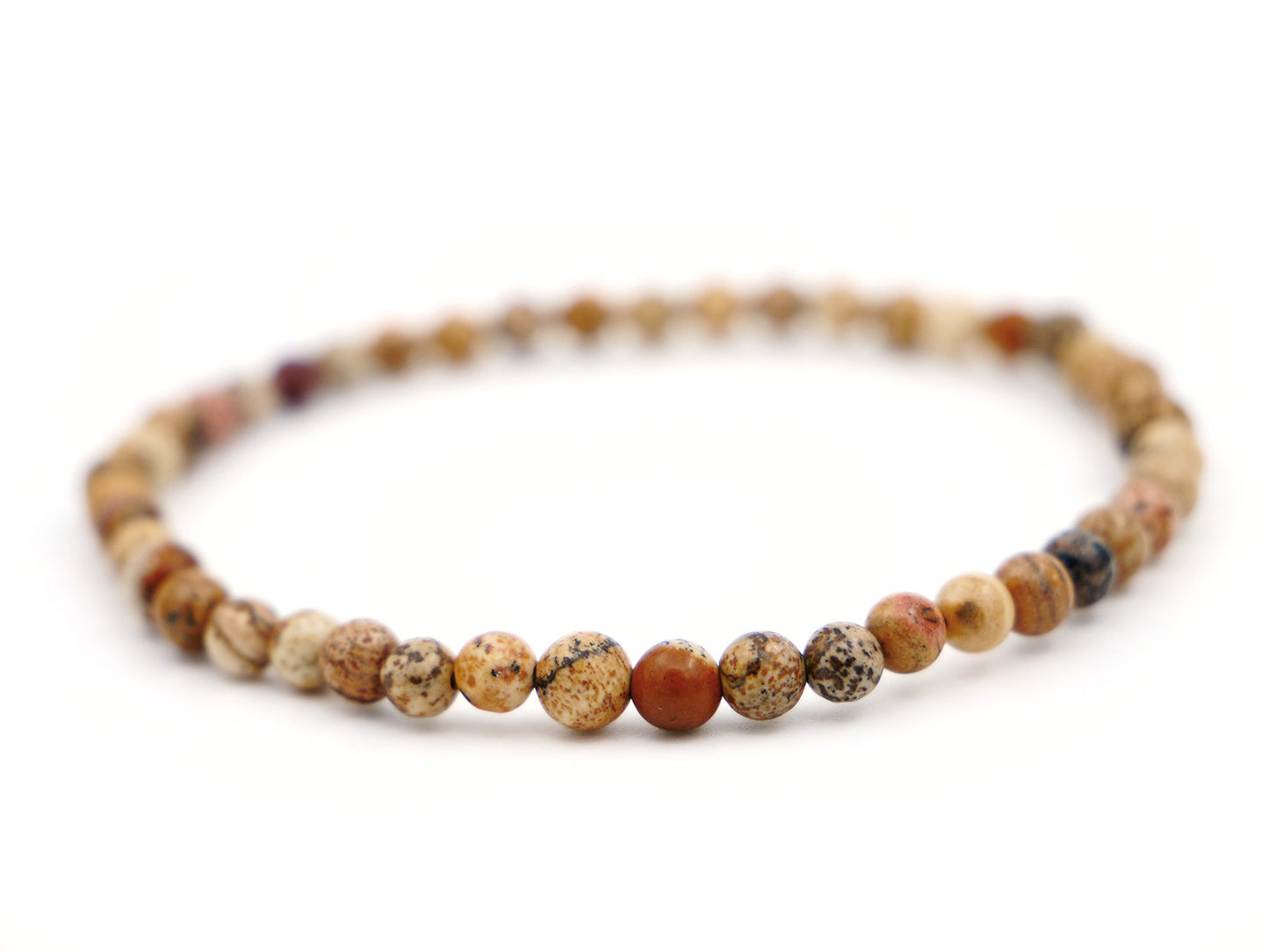 Bracelet en jaspe paysage (kalahari) - 4mm