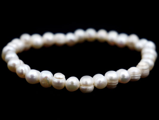 Bracelet en perles d'eau douce - M