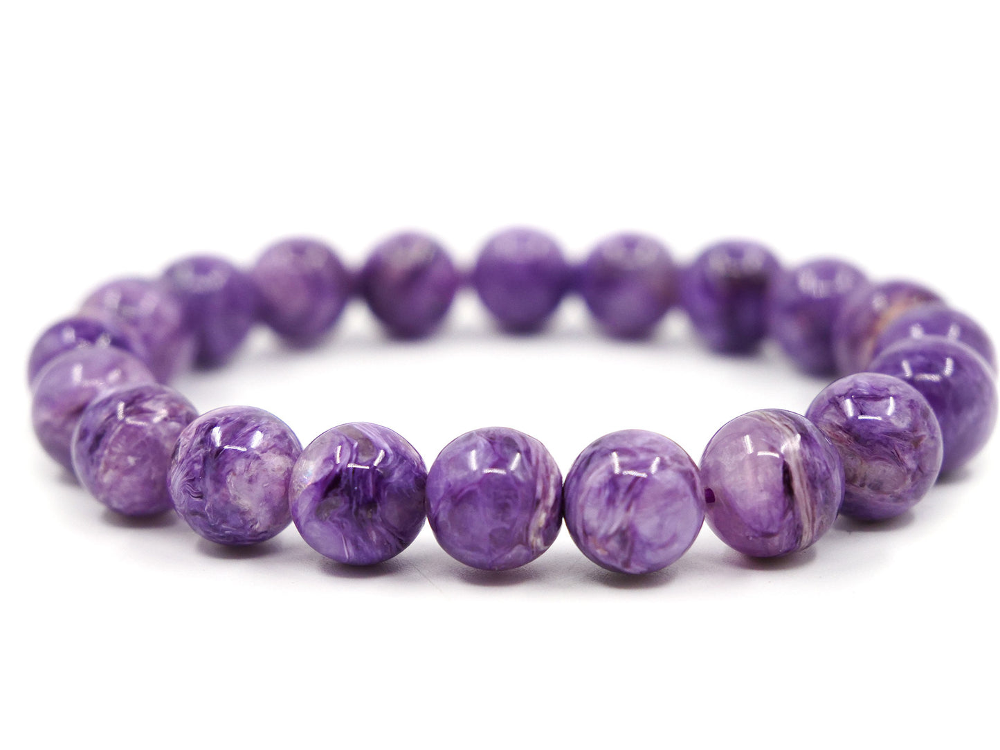 Bracelet en charoïte - 10mm