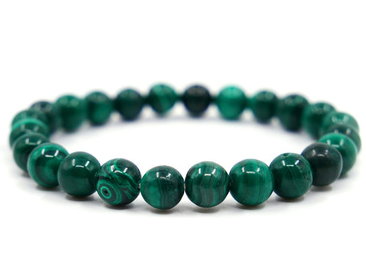 Bracelet en Malachite - 8mm