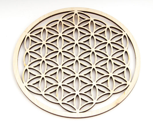 Fleur de Vie 14,4 cm, en bois